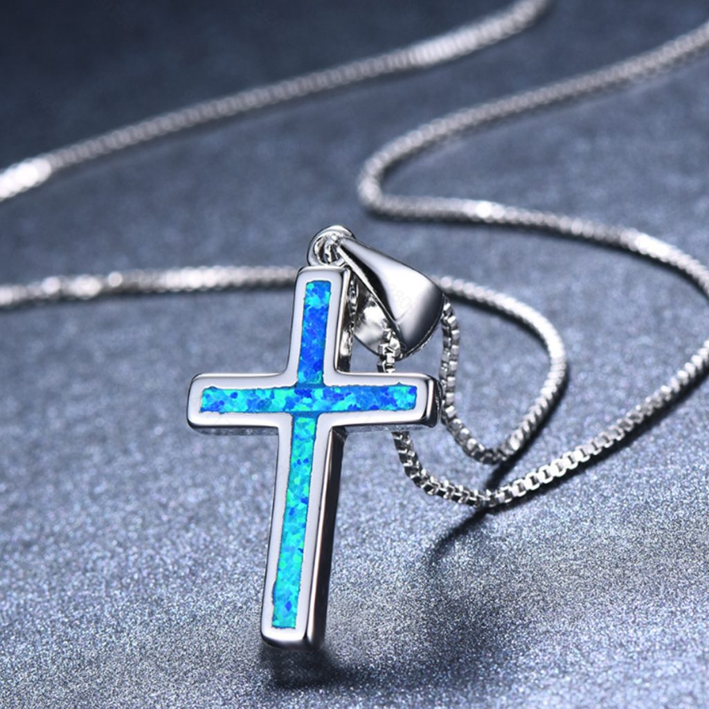 Cross stainless steel necklace