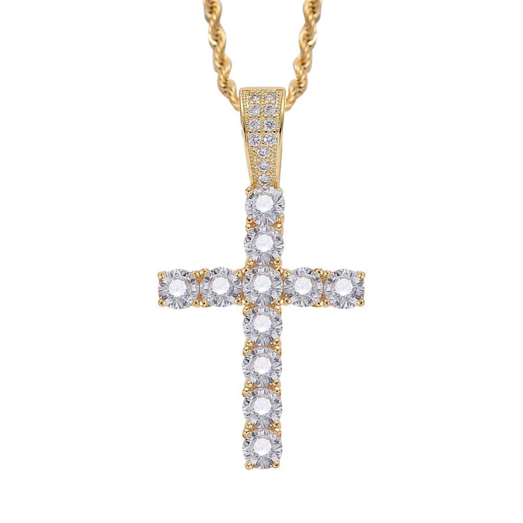 Cross stainless steel necklace